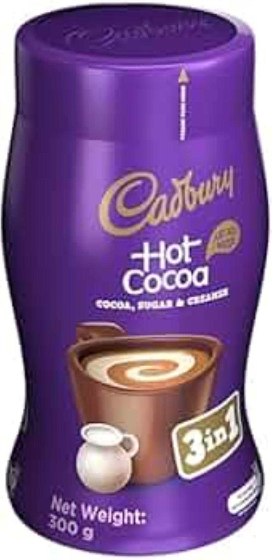 CADBURY HOT COCOA 3 IN 1 JAR 500G